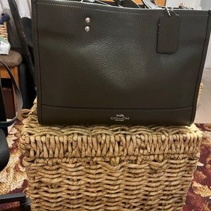 Coach Dempsey Cargo Green Tote